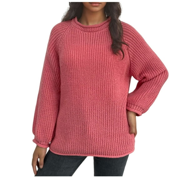 Levmjia Womens Cashmere Sweater Ladies Knit Top Oversized Cable Knit Pullover Winter Warm Soft Comfortable Casual Office Wear Multi Colors Clearance Sale