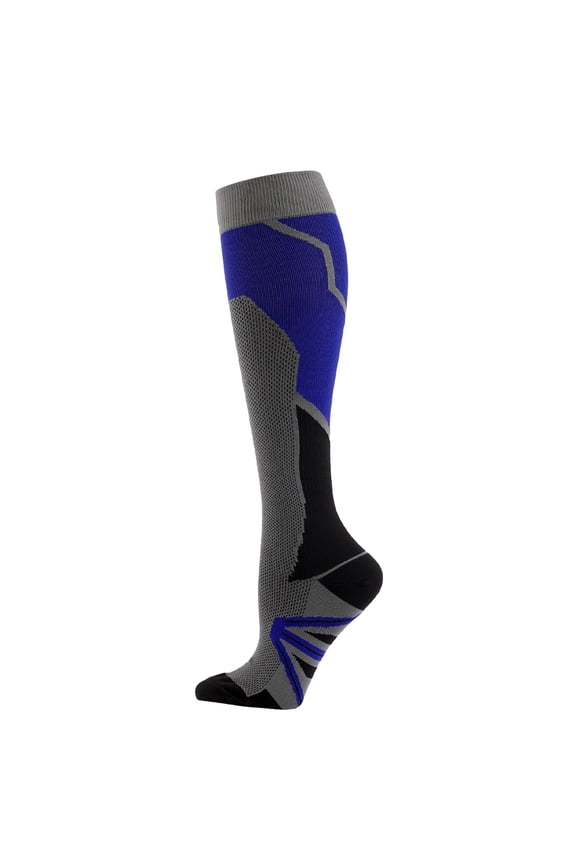 Womens Compression Socks Cotton Mid-Calf Socks Ultra-Soft Breathable Non-Slip Moisture-Wicking Casual Homewear Assorted Colors