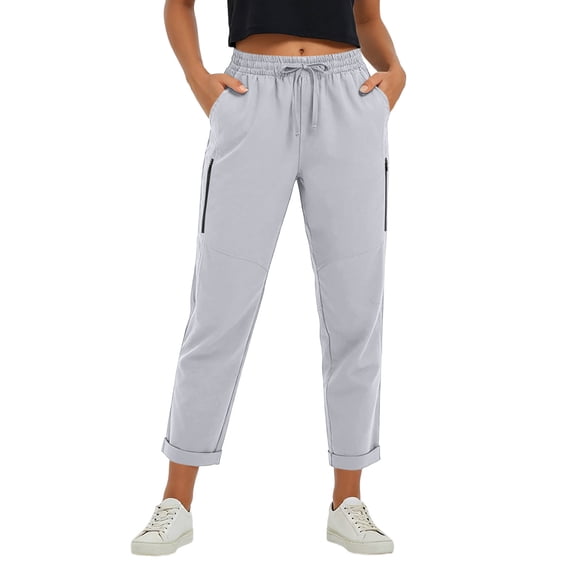 Levmjia Womens Cropped Pants High Waist Tummy Control Workout Leggings Stretch Soft Comfortable Athletic Running Gym Yoga Fitness Casual Wear