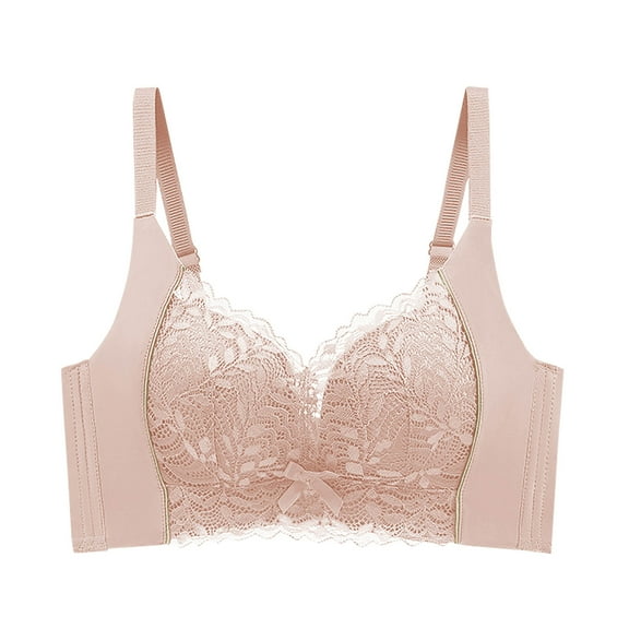 Levmjia Womens Lace Bralette Bra No Underwire Comfortable Breathable Soft Stretchy Seamless Wireless for Everyday Wear Plus Size S-XXL
