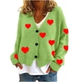 thumbnail image 1 of Levmjia Womens Lightweight Cardigan Sweater V Neck Long Sleeve Open Front Knit Fall Casual Loose Fit Button Down Thin Cover Up For Women Office Work Travel Plus Size, 1 of 4