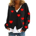 thumbnail image 1 of Levmjia Womens Lightweight Cardigan Sweater V Neck Long Sleeve Open Front Knit Fall Casual Loose Fit Button Down Thin Cover Up For Women Office Work Travel Plus Size, 1 of 4