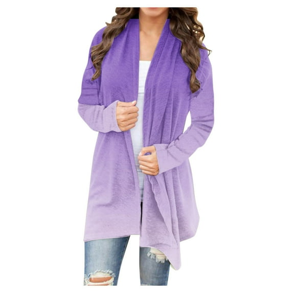 Levmjia Womens Lightweight Cardigan Sweater V Neck Long Sleeve Open Front Knit Fall Casual Loose Fit Thin Cover Up Outerwear For Daily Wear Vacation Multi Colors Sale