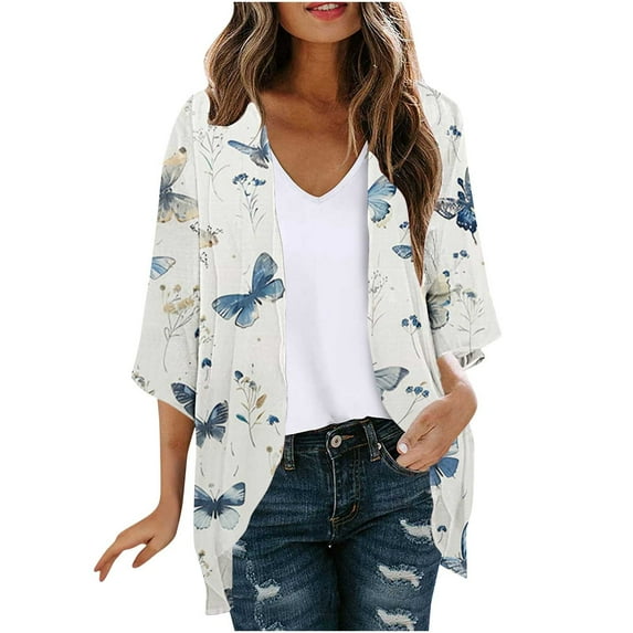 Levmjia Womens Lightweight Cardigan Sweater V Neck Long Sleeve Open Front Knit Top Casual Loose Fall Thin Outwear Chic Office Work Blouse Multi Colors