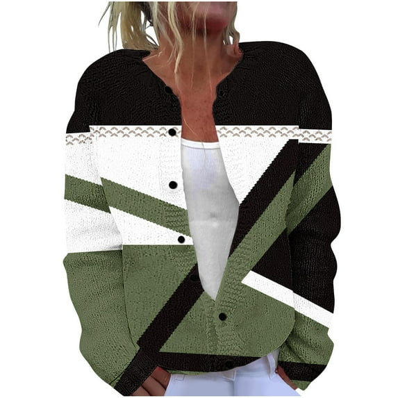 Levmjia Womens Lightweight Knit Cardigan V Neck Long Sleeve Button Up Sweater Casual Loose Fall Spring Thin Outerwear Tops Multi Colors Sale
