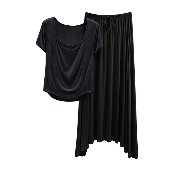 Levmjia Womens Pajama Set Cotton Long Sleeve Sleepwear Loungewear Soft Comfortable 2 Piece Pjs Set For Women Nightwear Home Sleep Relax