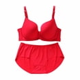 thumbnail image 1 of Levmjia Womens Plus Size Underwire Bra And Panty Set Solid Color Breathable Comfortable Supportive Adjustable Strap Everyday Lingerie Multiple Colors, 1 of 6