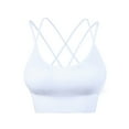 thumbnail image 1 of Levmjia Womens Seamless Sports Bras No Wire Shockproof Quick Dry Comfortable Yoga Bras for Running Workout Plus Size 32-40B/C/D Multi Colors Pack of 2, 1 of 8