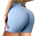 thumbnail image 1 of Levmjia Womens Shorts High Waist Yoga Elastic Casual Workout Pants Soft Breathable Polyester Solid Color for Gym Running Lounge Summer Comfort Multi Color Available, 1 of 3