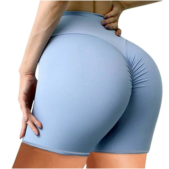 Levmjia Womens Shorts High Waist Yoga Elastic Casual Workout Pants Soft Breathable Polyester Solid Color for Gym Running Lounge Summer Comfort Multi Color Available