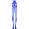 thumbnail image 1 of Levmjia Womens Sleeveless Fishnet Bodystocking One Piece Lingerie Set High Neck Mesh Jumpsuit Stretchy Soft Breathable Romantic Private Date Nights Solid Color, 1 of 9