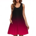 thumbnail image 1 of Levmjia Womens Sleeveless Floral Dress Casual Summer Cotton Spaghetti Strap Round Neck Loose Fit Beach Vacation Sun Dress Multi Color Option, 1 of 5