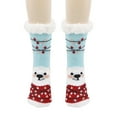 thumbnail image 1 of Levmjia Womens Socks Christmas Casual Fashion Cotton Thermal Winter Warm Crew Socks Solid Color Soft Comfortable Thick Cozy Non Slip Everyday, 1 of 2