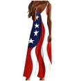thumbnail image 1 of Levmjia Womens Summer Dresses Flowy Elegant Floral Print Dress and Sleeveless Coverups Round Neck One-Piece Set Plus Size Sleeveless Maxi Dress Independence Day, 1 of 8