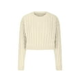 thumbnail image 1 of Levmjia Womens Sweater Thick Temperament Pullover Solid Color Stacked Round Neck Bottoming Thickness Long Sleeve Casual Soft Comfortable Winter Fall Tops, 1 of 4