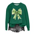 thumbnail image 1 of Levmjia Womens Sweatshirt Casual Tops Loose Long Sleeve Round Neck St. Patrick's Day Printed Holiday Comfortable Breathable Home Work Commute T-Shirt, 1 of 4