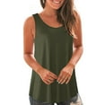 thumbnail image 1 of Levmjia Womens Tank Tops Casual Sleeveless Cotton Summer Basic Cami Shirt for Women Soft Comfortable Stretchy Slim Fit Workout Layering, 1 of 6