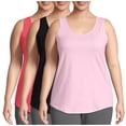 thumbnail image 1 of Levmjia Womens Tank Tops Plus Size Cotton Sleeveless Casual Summer T Shirt Loose Fit V Neck Pullover for Daily Wear Fashion Comfortable, 1 of 6