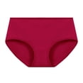thumbnail image 1 of Levmjia Womens Underpants Cotton Low Waist Plus Size Solid Color Breathable Soft Comfortable Panties No Show Invisible Seamless Everyday Wear, 1 of 2