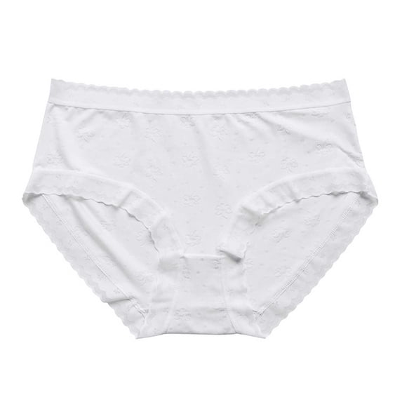 Levmjia Womens Underpants Ice Silk Briefs Seamless Breathable Solid Color Plus Size Mid Waist Panties For Period Comfortable For Everyday Wear