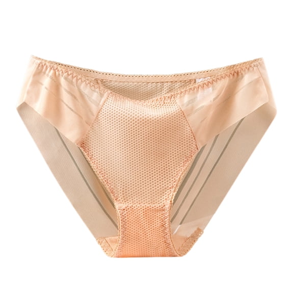 Levmjia Womens Underwear Bow Lace Triangle Panties Low Rise Breathable No Show Seamless Invisible Briefs For Daily Wear Workout And Summer Comfort