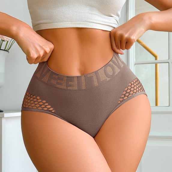 Levmjia Womens Underwear Seamless Panties High Waisted No Show Breathable Anti Microbial Shaping Panty Pack for Daily Workout and Summer
