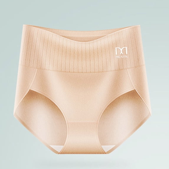 Levmjia Womens Underwear Seamless Solid Color Panties High Waist Tummy Control Breathable No Show Briefs For Daily Wear And Sleep Comfort
