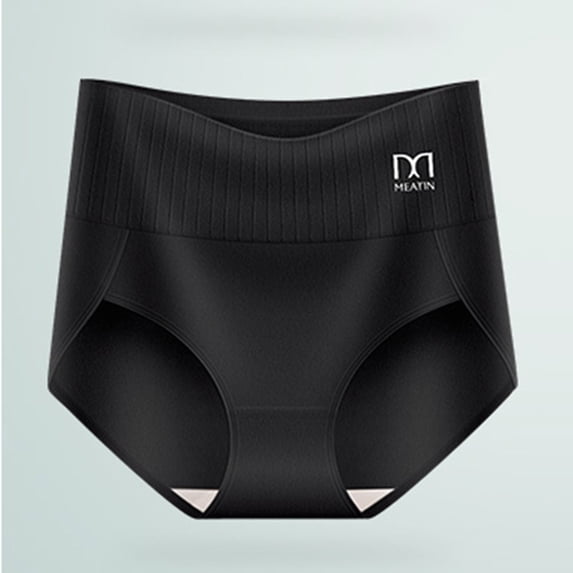 Levmjia Womens Underwear Seamless Solid Color Panties High Waist Tummy Control Breathable No Show Briefs For Daily Wear And Sleep Comfort