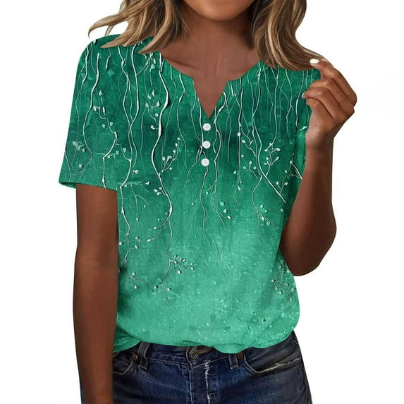 Levmjia Womens V Neck Tops Short Sleeve Summer Casual Basic Solid Color Cotton Slim Fit Stretchy Work Vacation Yoga Pullover Multi Colors Sale