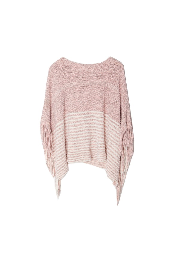 Womens Winter Cape Cloak Warm Fleece Hooded Warm Fringed Knitting Hooded Shawl Pullover Elegant Dressy Outerwear For Holiday Festive