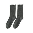 thumbnail image 1 of Levmjia Womens Winter Lace Socks Polka Dots Cute Warm Crew Ankle Socks Non Slip Casual Pattern Gift Comfortable Breathable Daily Wear, 1 of 1