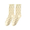 thumbnail image 1 of Levmjia Womens Winter Lace Socks Polka Dots Cute Warm Crew Ankle Socks Non Slip Casual Pattern Gift Comfortable Breathable Daily Wear, 1 of 1