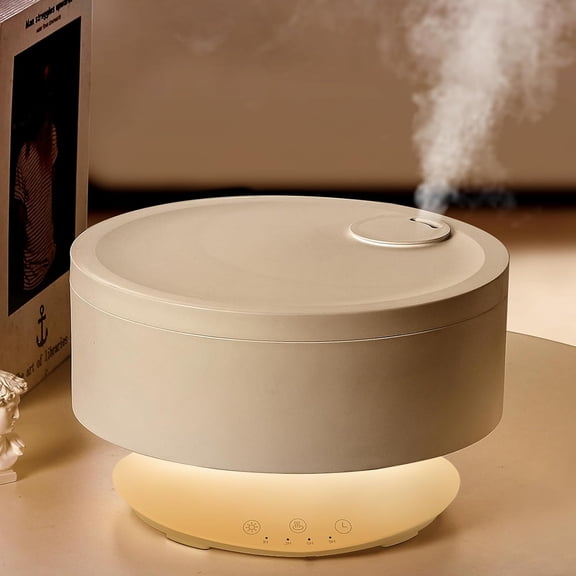 Levoair 1.6L Large Humidifier for Bedroom, Easy Clean Top Fill Cool Mist, Essential Oil Diffuser, Quiet, 20 Hrs, 7-Color Light for Baby Plants