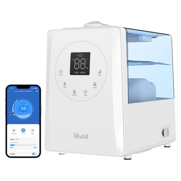 Levoit 1.58 gal 753 Sq Ft Digital Ultrasonic Humidifier
