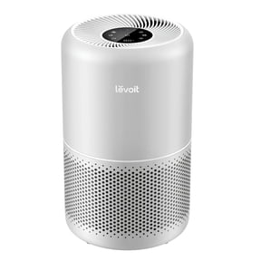 Levoit Core 300-RAC-P 1073 Sq Ft 3-Stage Filtration Living Room and Bedroom Air Purifier, Gray