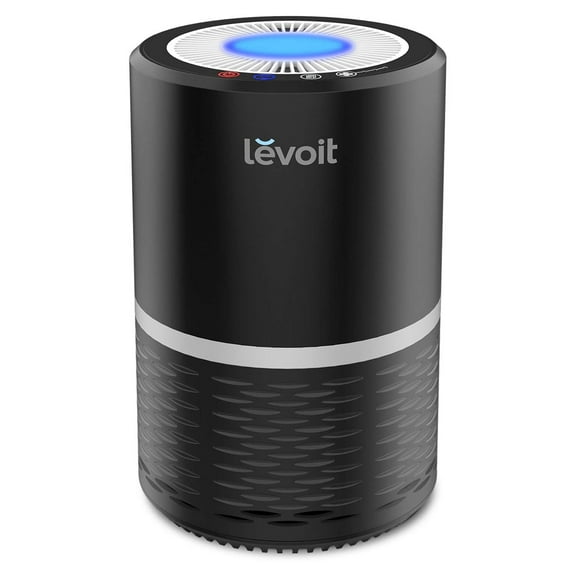 Levoit Air Purifier LV-H132 for Allergies and Pets, Smoke, Mold, Optional Night Light, Black