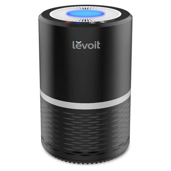 Levoit Air Purifier LV-H132 for Allergies and Pets, Smoke, Mold, Optional Night Light, Black