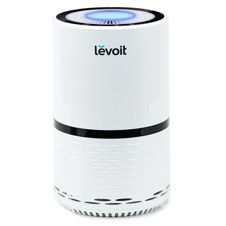 Levoit - Aerone 129 Sq. Ft True HEPA Air Purifier with Replacement Filter - White