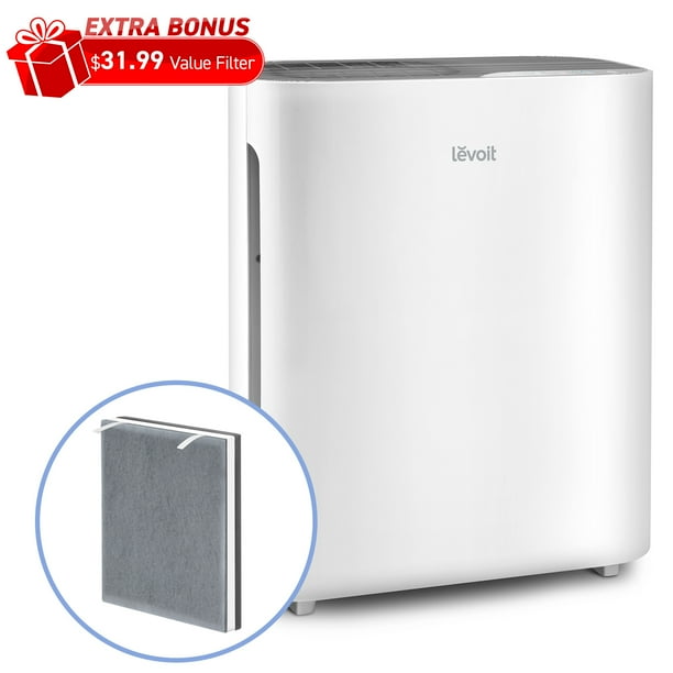 Levoit Air Purifier Vital 100 Plus, Compact True HEPA for Allergies and