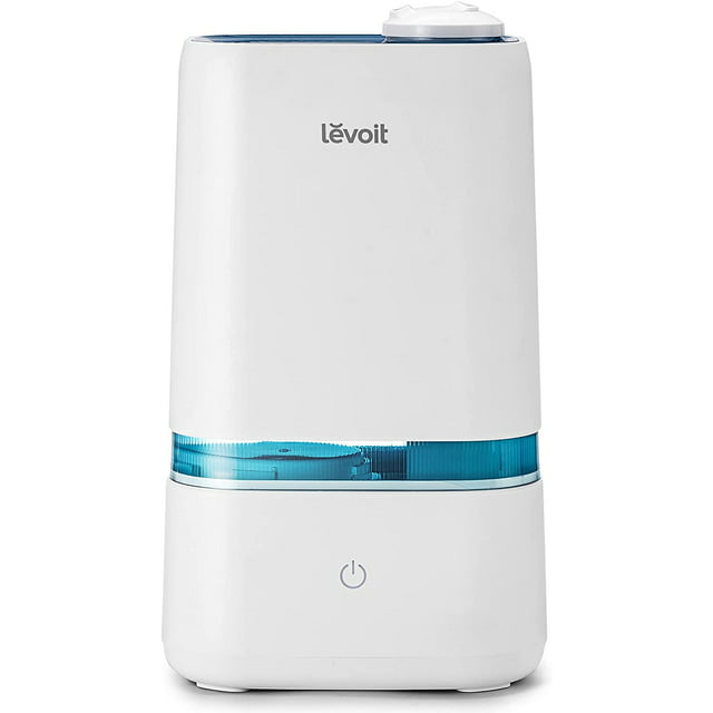 Levoit Cool Mist Humidifier Classic 200 for Room,4L for Bedroom, Cool Mist Vaporizer for Baby and Plants, with Essential Oil Tray, Automatic Shut-Off, Blue