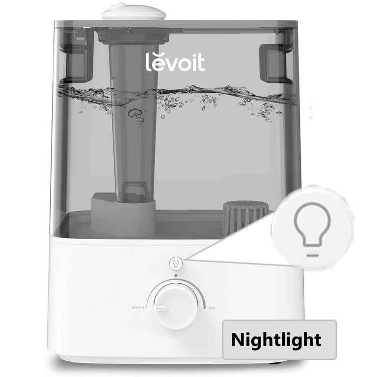 Levoit Humidifiers for Bedroom Large Room Home, 6L Cool Mist Top Fill Essential