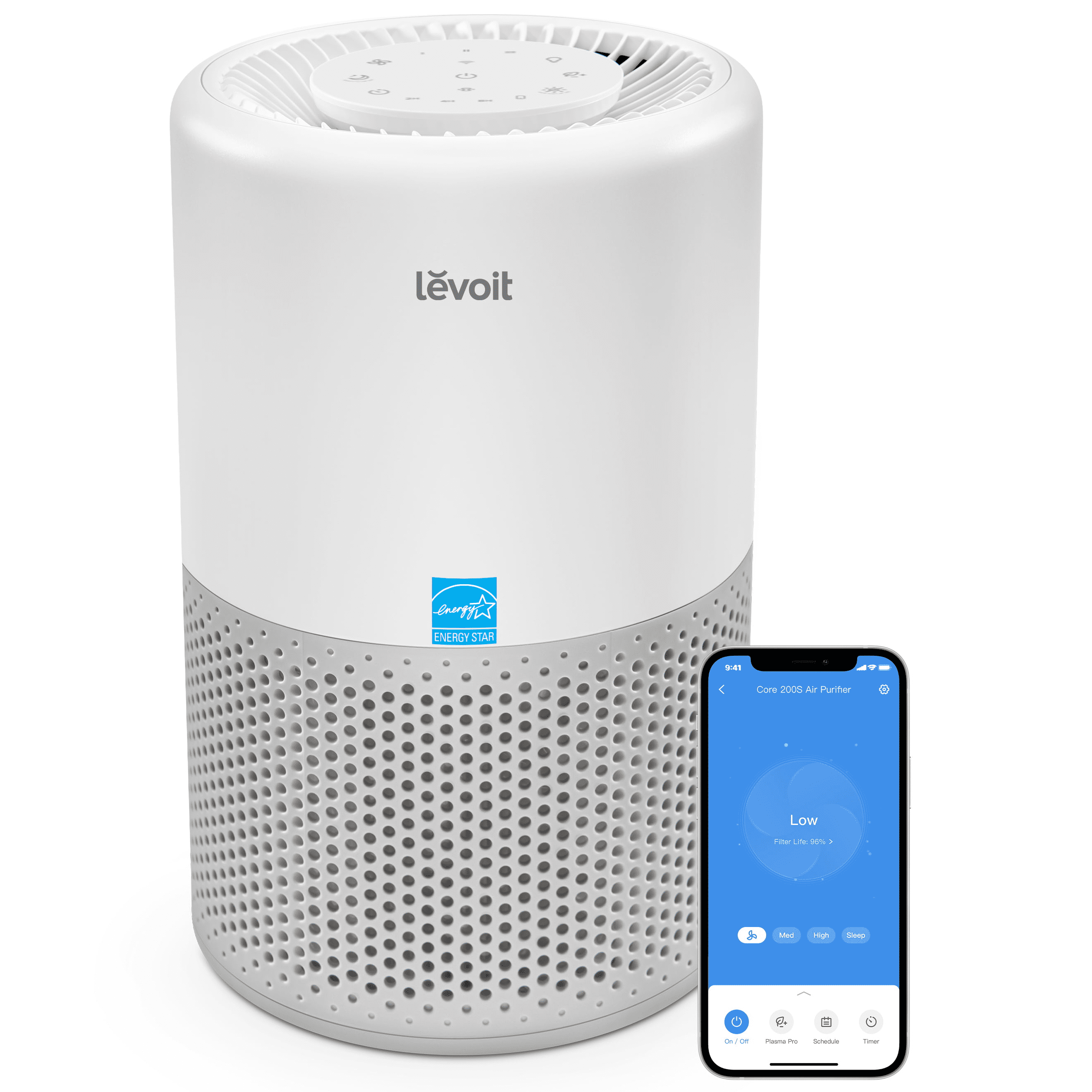 LEVOIT Core 200S 916 Sq Ft Smart Air Purifier