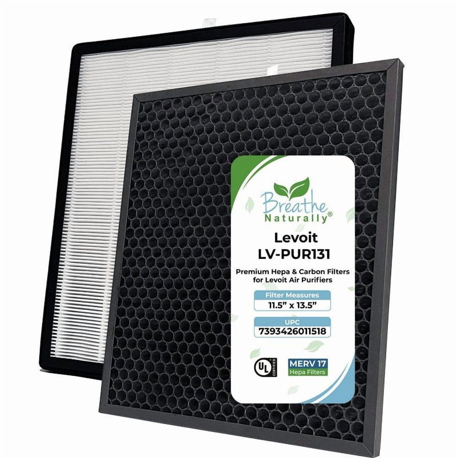 Levoit LV131PUR HEPA Filter Kit - 2pk (Two Complete Replacements)