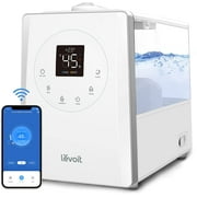 Levoit Smart Warm and Cool Mist Humidifier for Room, 6L Top Fill Air Vaporizer for Large Rooms, LV600s, White