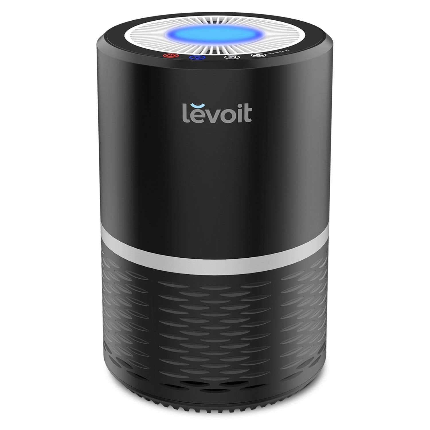 LEVOIT Air Purifiers for Home, HEPA Filter for Smoke, Dust and Pollen in  Bedroom, Ozone Free, Filtration System Odor Eliminators for Office with  Optional Night Light, 1 Pack, Black : Home & Kitchen 