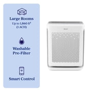 Levoit Vital 200S-P 1860 Sq Ft 3-Stage Filtration Air Purifier for Home, Pet Mode for Pet Hair & Dander Control, Sleep Mode, White Gray