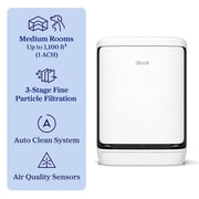 Levoit Vital Pet Pro 1100 Sq Ft 3-Stage Filtration Smart Self-Cleaning Pet Air Purifier, White