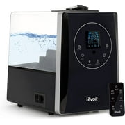 Levoit Warm and Cool Mist Humidifier for Room, Large Room, Vaporizer for Baby,Essential Oil Tray, 6L, LV600HH, Black