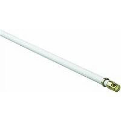 Levolor 13404 Round End Sash Rod, 21-40, White