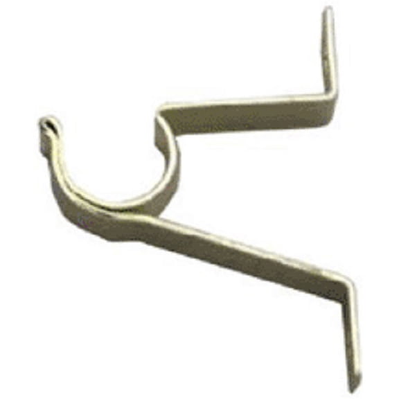 Levolor 14121 Cafe Rod Bracket, 7/16", Brass
